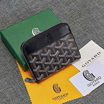 ゴヤール コピー ラウンドジップ コインケース MINI 財布 ブラック タン Got84026