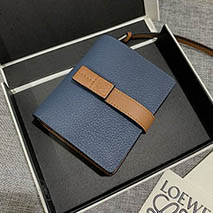 ロエベ 偽物 コンパクト Trifold 三つ折りミニ財布 lol80670
