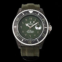 ロレックス 偽物 DiW カーボン シードゥエラー HUNTER ARABIC rof17078