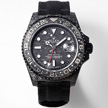 ロレックス 偽物 DiW カーボン GMTマスター Ⅱ ALL CARBON BLACK ror37745