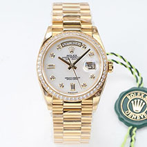 ロレックス コピー 時計 デイデイト ホワイト 36mm ros09982