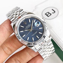 ロレックス コピー 時計 デイトジャスト41mm ブルー メンズ 126334