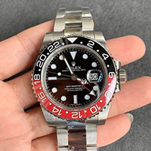 ロレックス スーパーコピー GMTマスター2 自動巻き メンズ ブラック 直径40mm 116710BLNR