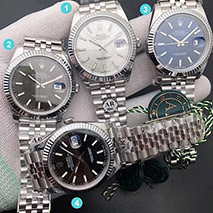 ロレックス 偽物 時計 デイトジャスト ステンレス・ホワイトゴールド メンズ 41mm 11色 126334G
