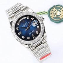 ロレックス スーパーコピー 腕時計 デイデイト ブルーグラデーション 36mm rou71565
