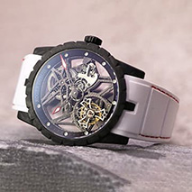 ロジェデュブイ 偽物 エクスカリバー スパイダー チタン 45MM rov32736