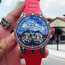 ロジェデュブイ コピー エクスカリバー スパイダーウラカン 自動巻き レッド 47MM roo19202