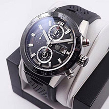 タグホイヤー 偽物 カレラ スケルトン 文字盤 ステンレス メンズ 腕時計 43 mm TAi86398